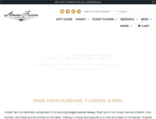 Tablet Screenshot of amesfarm.com